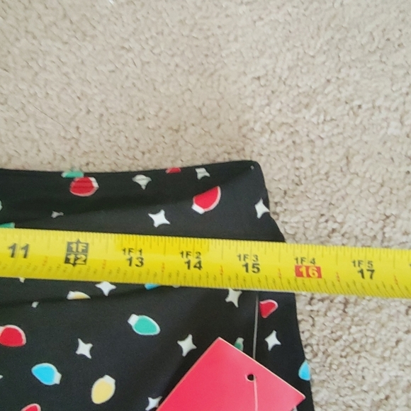 2/$20 NWT Celebrate Together Holiday Print High-Rise Printed Flare-Leg Pants L - Picture 11 of 11